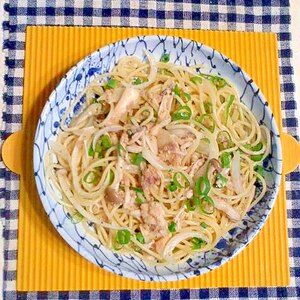 鮭缶とキノコのパスタ♪